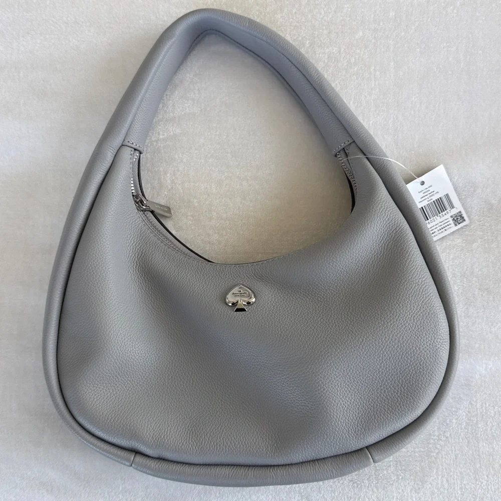NWT Gray Kate Spade Kayla Crescent Women's Should Bag